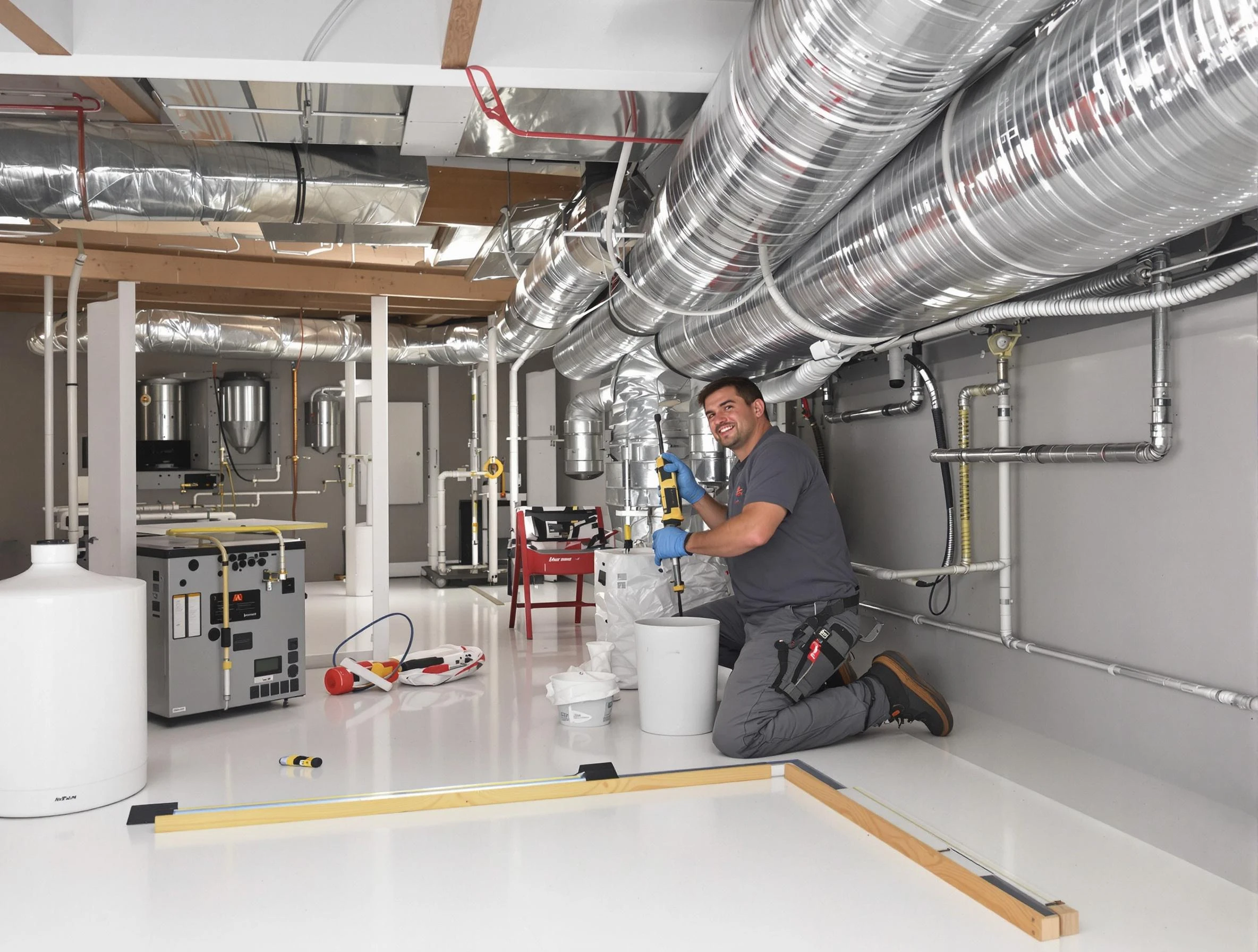 Professional duct sealing service by Tyrone Air Duct Cleaning in Tyrone