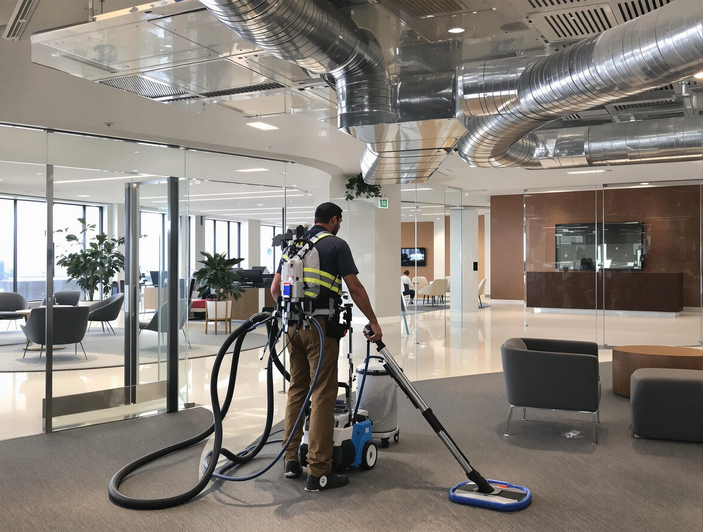 Commercial duct cleaning service by Tyrone Air Duct Cleaning in Tyrone