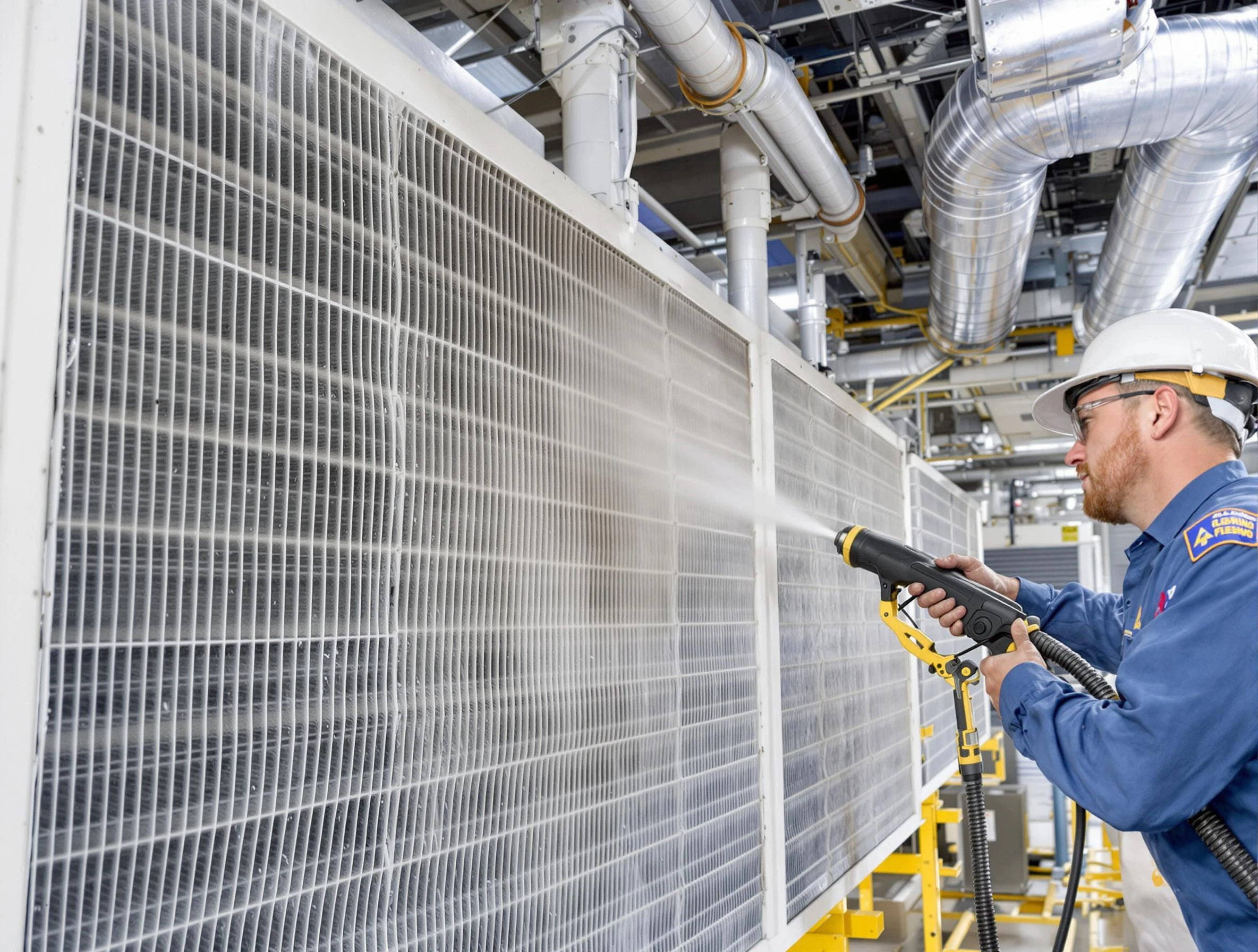 Professional commercial coil cleaning by Tyrone Air Duct Cleaning in Tyrone