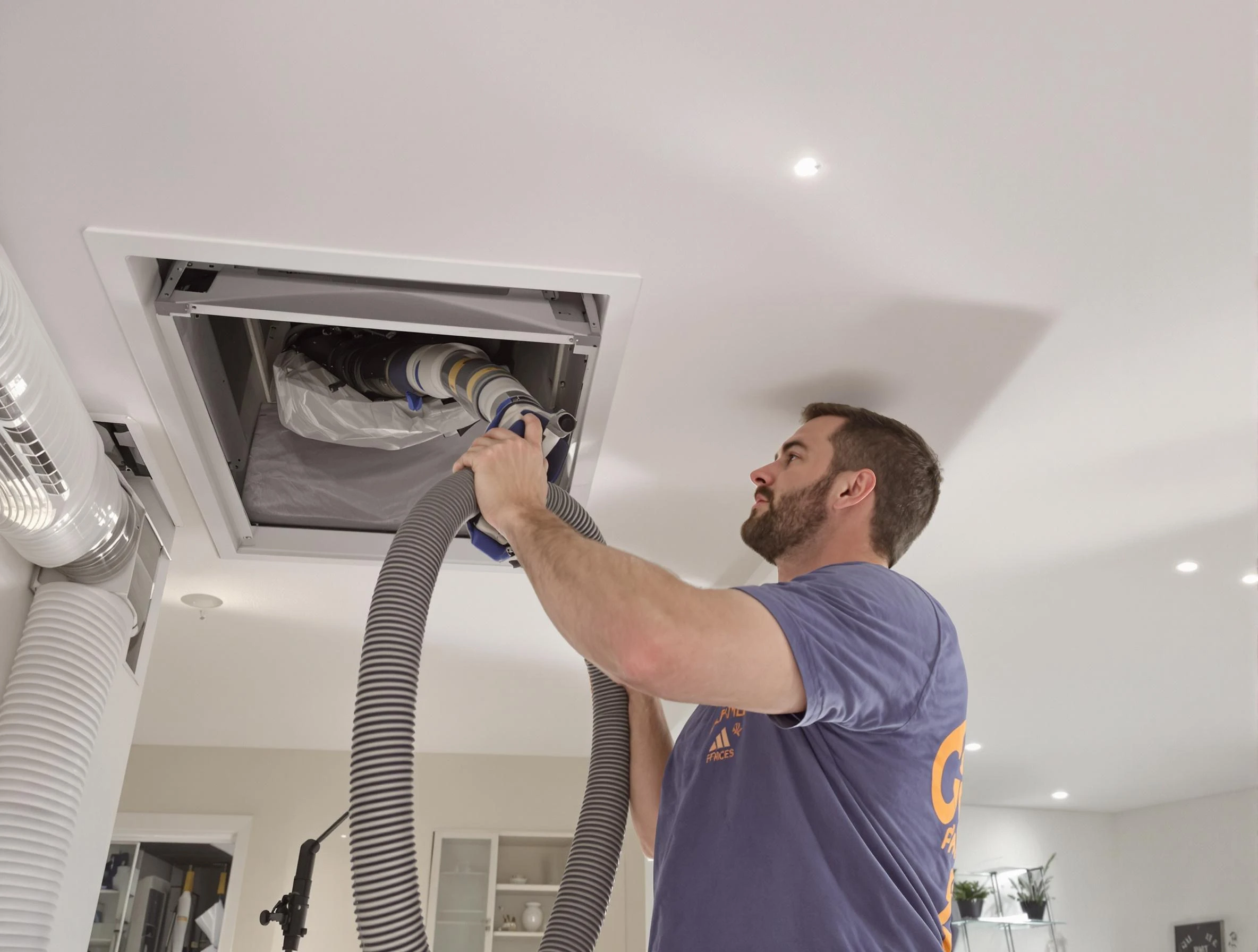 Precision indoor duct cleaning by Tyrone Air Duct Cleaning in Tyrone