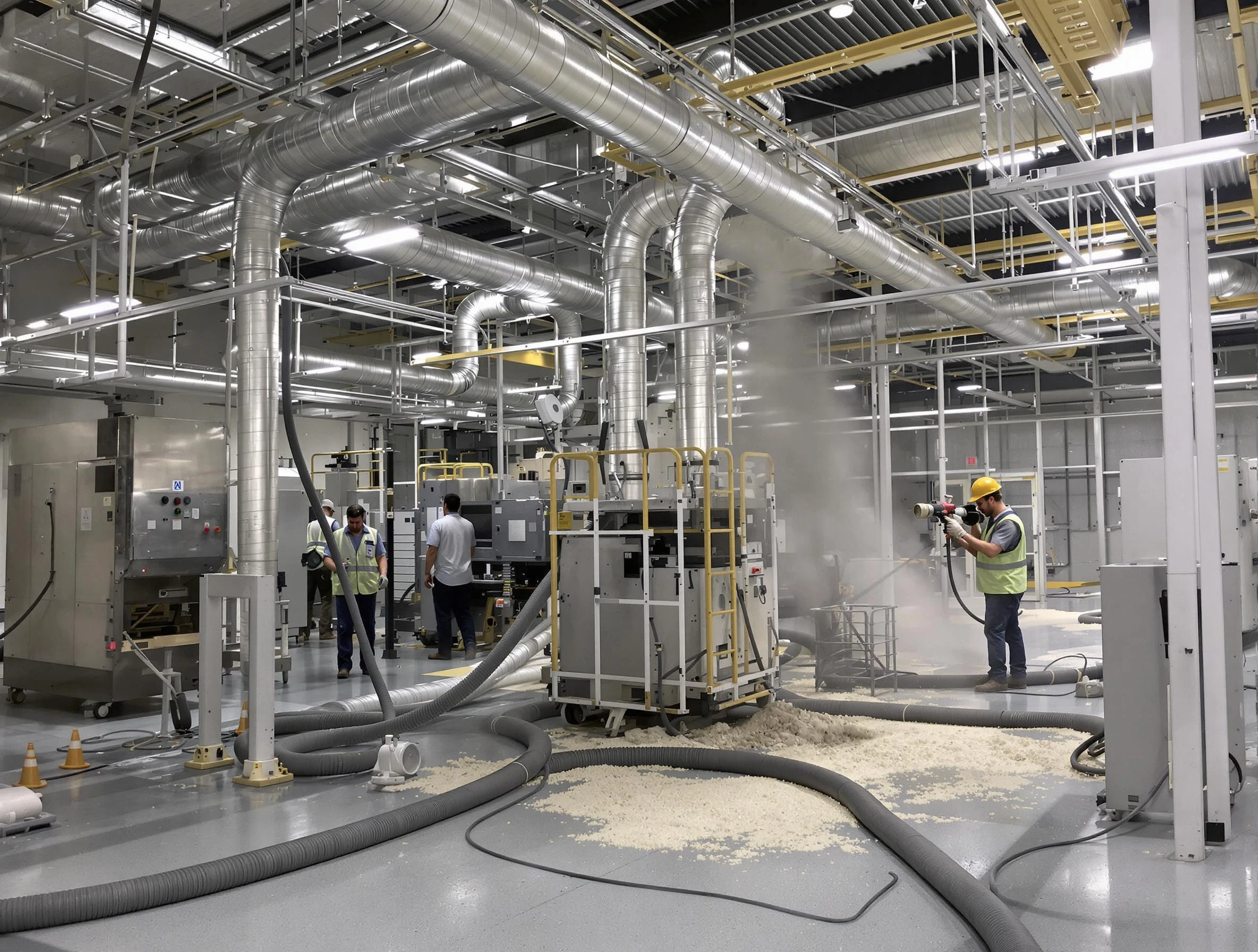 Heavy-duty industrial duct cleaning by Tyrone Air Duct Cleaning in Tyrone